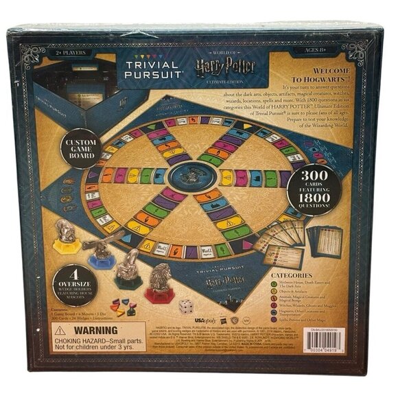 Harry Potter World Of Harry Potter Trivial Pursuit Ultimate Edition NEW USAOPOLY - Picture 3 of 7